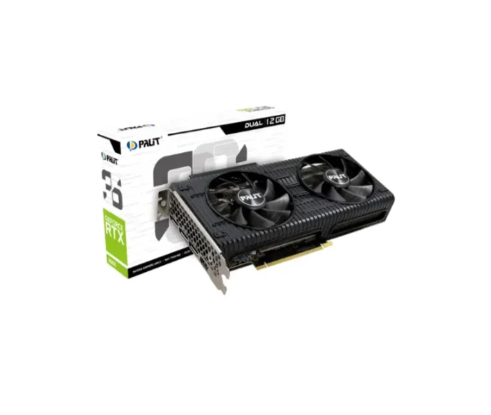 Фото - видеокарту Видеокарта GeForce RTX 3060 12Gb GDDR6 Palit Dual (NE63060019K9-190AD) Refurbished