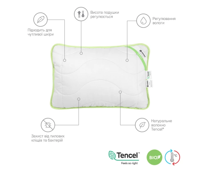 Фото - одеяло Набор Sonex демисезонное одеяло евро 200х220 тенцель Tencel + две подушки 50х70 (SO102197)