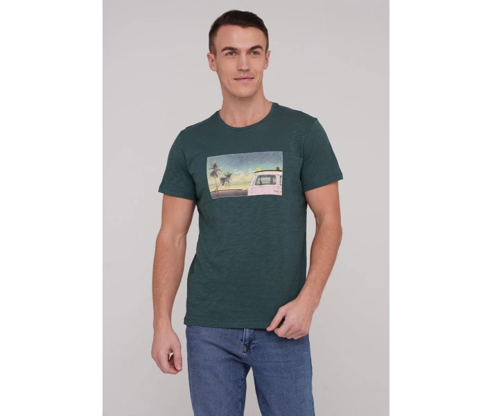 Фото - мужскую футболку Футболка Trend Collection 2040 Зеленый L