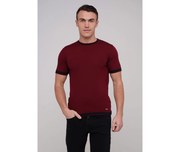 Фото - мужскую футболку Футболка Trend Collection 8189 Бордо M