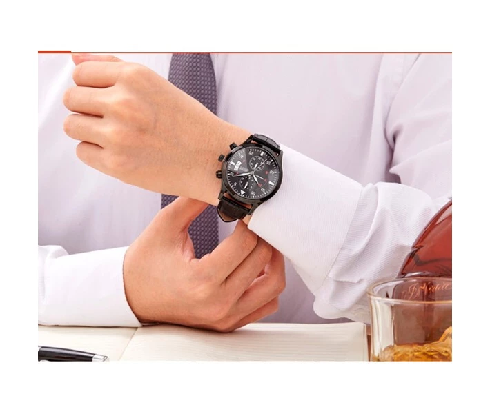 Фото - наручные часы Мужские часы Jedir Factor Black
