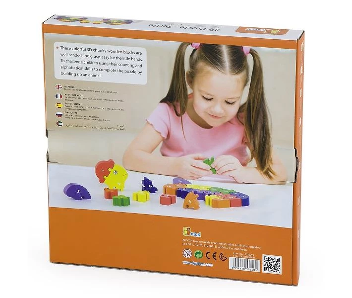 Фото - пазл Пазл Viga Toys "Черепаха" (55250)