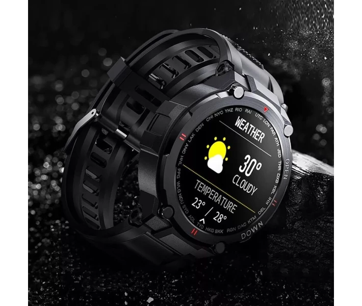 Смарт-Часы LEMFO K22 black (тонометр, пульсоксиметр, разговор