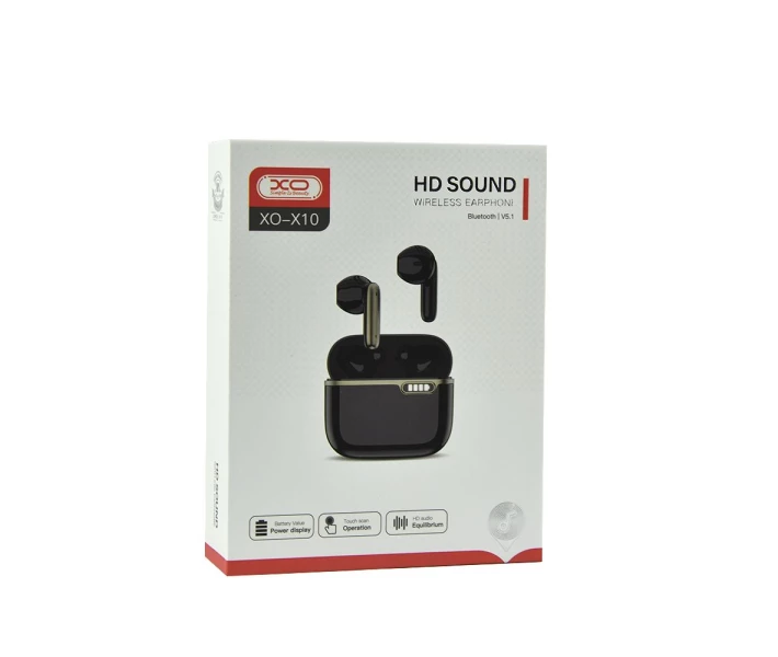 Фото - наушники Стерео гарнитура XO TWS X10 Bluetooth V5.1 250 mAh LED Черный