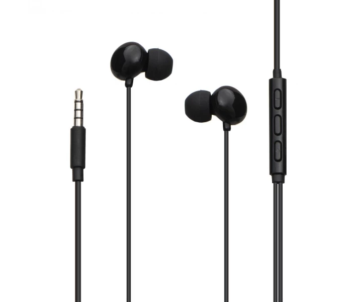 Фото - наушники Проводные наушники Borofone 3.5 mm BM45 вакуумные с микрофоном 1.2 m Black