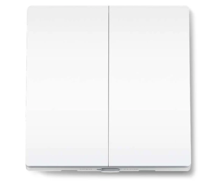 Фото - умный выключатель Умный выключатель света TP-Link Tapo S220 на 2 клавиши 2 × AAA Белый