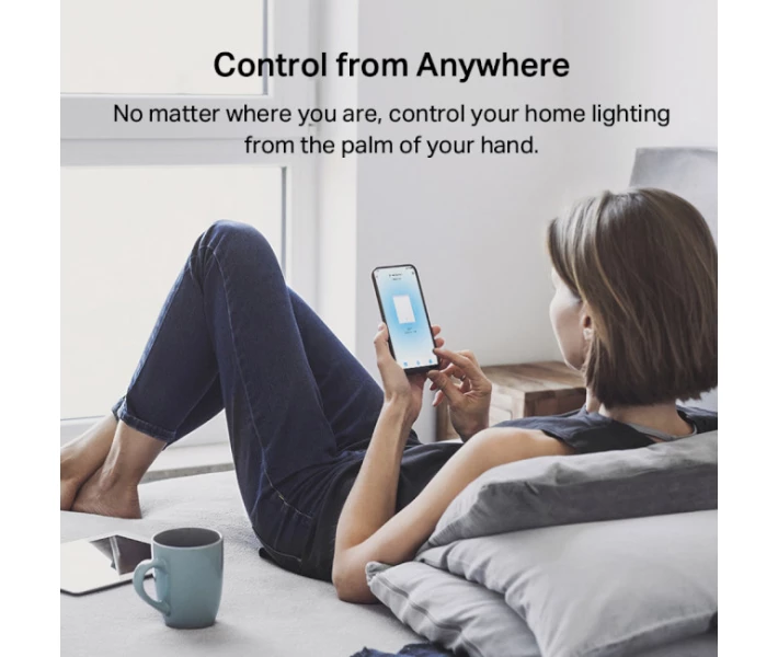 Фото - умный выключатель Умный выключатель света TP-Link Tapo S220 на 2 клавиши 2 × AAA Белый