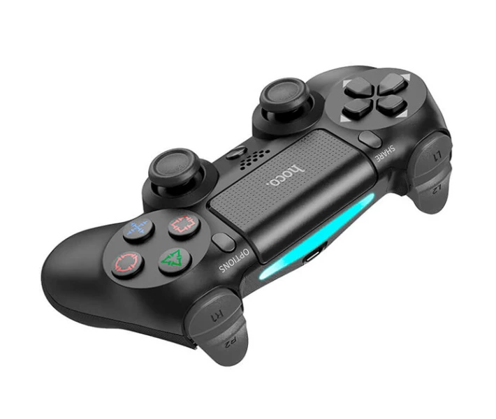 Фото - игровой манипулятор Геймпад HOCO DGM01 Cool Play Multi-function для PS4, PS3, ПК беспроводной Wireless V4.0 3h Черный