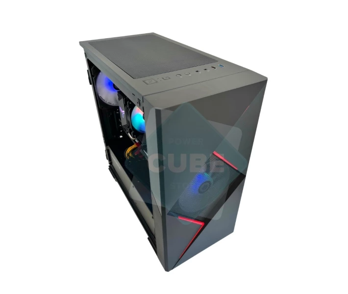 Фото - компьютер Компьютер PowerCube G03-7 (AMD Ryzen 5 5500 / 16Gb / GeForce RTX 3050 6Gb / SSD 1Tb / 500W / USB 3.2)