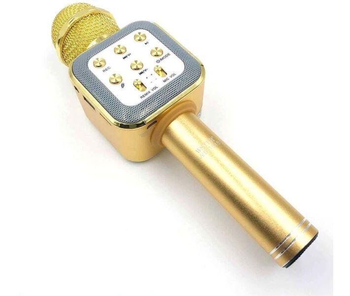 Фото - микрофон для караоке Беспроводной микрофон караоке WS-1818 Gold