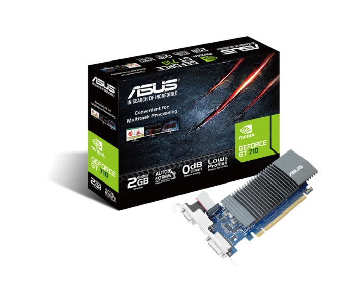 Фото - видеокарту Видеокарта NVIDIA ASUS GT710-SL-2GD5-BRK-EVO