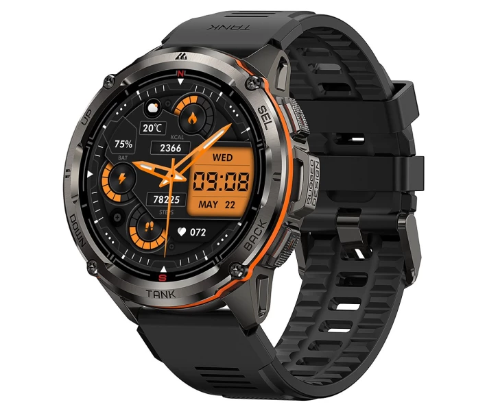 Умные Смарт часы Kospet TANK T3 ULTRA Black GPS Компас