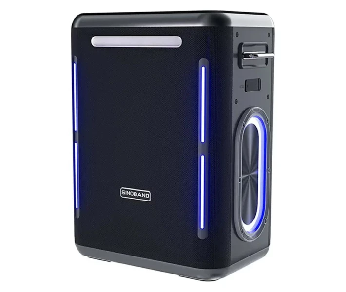 Мощная караоке-колонка с двумя беспроводными микрофонами Sinoband