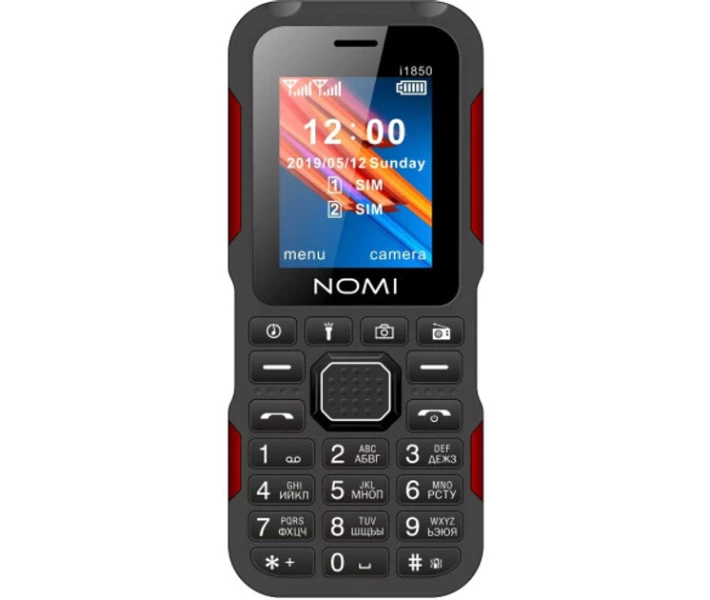 Фото - смартфон и мобильный телефон Мобильный телефон Nomi i1850 Black-Red 2 SIM (UA UCRF)