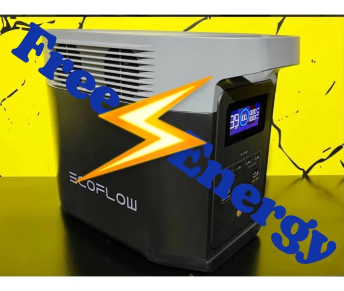 Фото - зарядную станцию Зарядная станция Ecoflow Delta 2 1800w (CN с переходником)