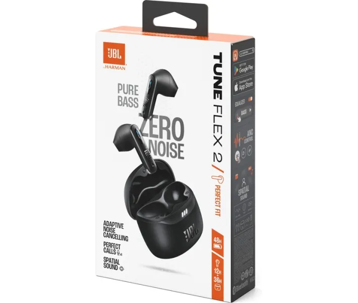 Наушники JBL Tune Flex 2 Black (JBLTFLEX2BLK) купить в АЛЛО – цена
