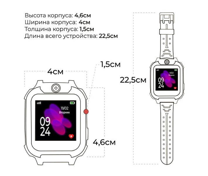 Фото - смарт-часы Детские смарт-часы JETIX DF22 Wi-FI водонепроницаемые с GPS трекером (Blue) (0000006)