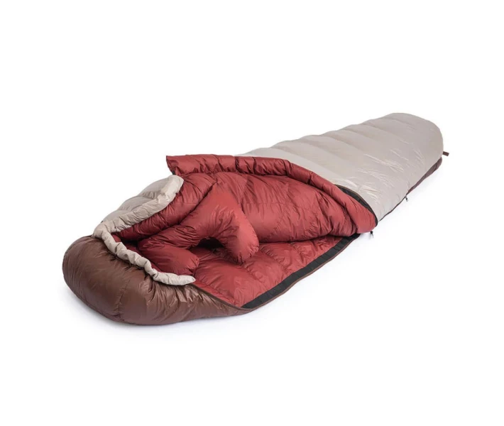 Фото - спальный мешек Спальник с натуральным пухом Naturehike Snowbird NH20YD001, р-р L, коричневый 720 г (6927595761304)