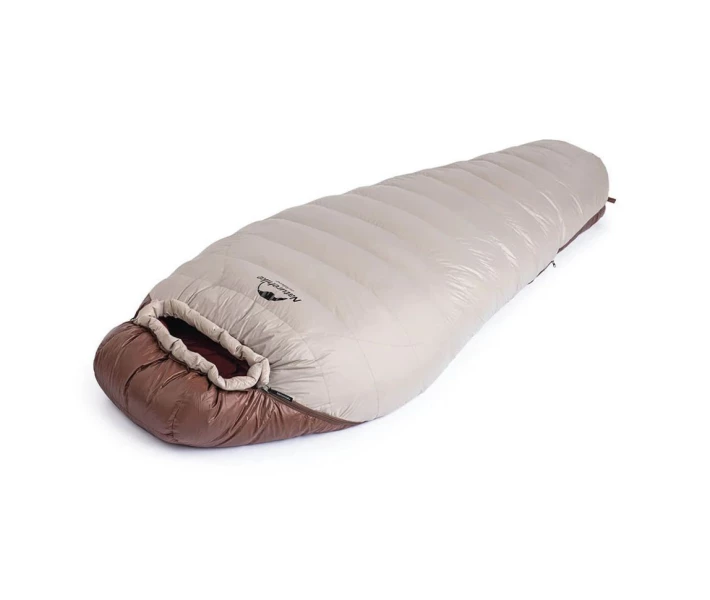 Фото - спальный мешек Спальник с натуральным пухом Naturehike Snowbird NH20YD001, р-р L, коричневый 720 г (6927595761304)