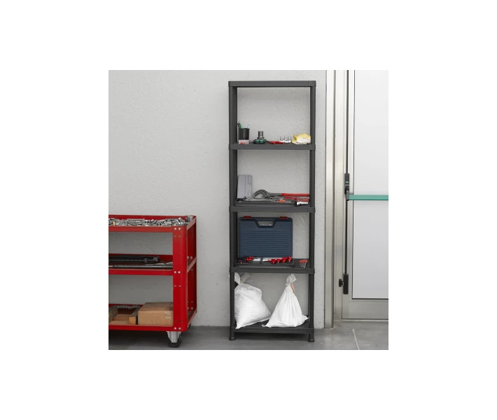 Фото - стеллаж Стеллаж Plastmeccanica Universal Vent пластиковый 5 полок 60х30х180 см черный (5137)