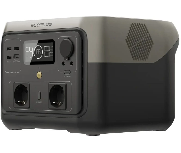 Фото - зарядную станцию Зарядная станция EcoFlow RIVER 2 Max / 500 Вт / 512 Вт/ч / LiFePO4 (RIVER2Max)