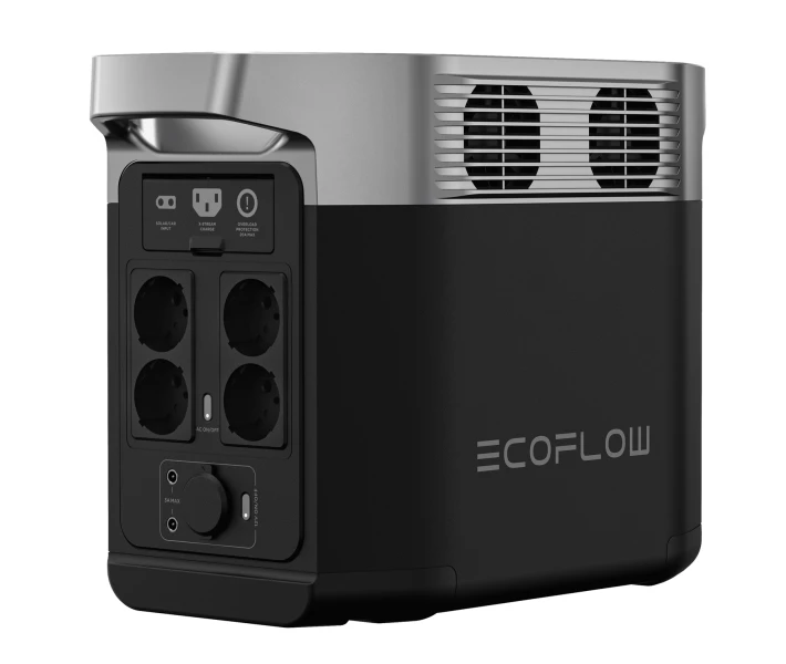 Фото - зарядную станцию Зарядная станция EcoFlow DELTA 2 / 1800 Вт / 1024 Вт/год / LiFePO4 (ZMR330-EU)