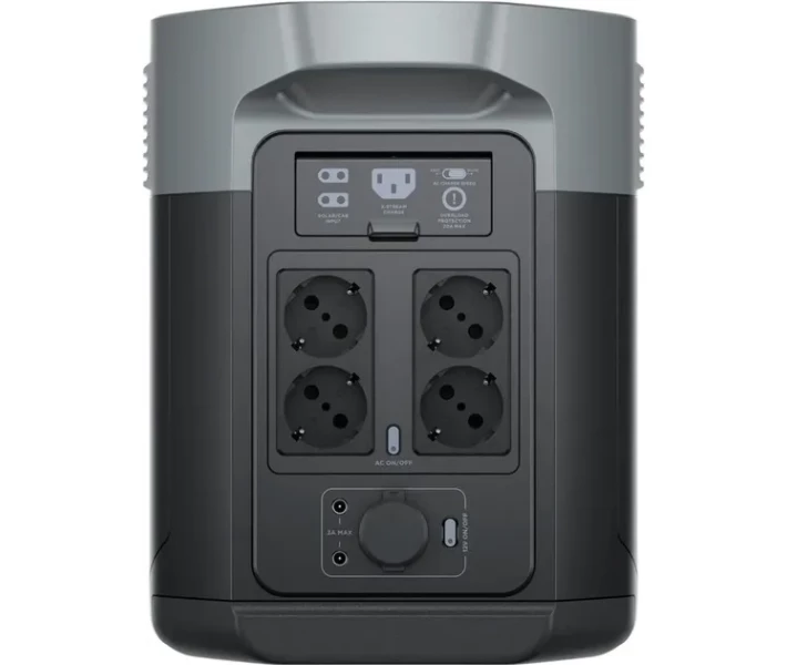 Фото - зарядную станцию Зарядная станция EcoFlow DELTA 2 Max / 2400 Вт / 2048 Вт/ч / LiFePO4 (EFDELTA2Max-EU)