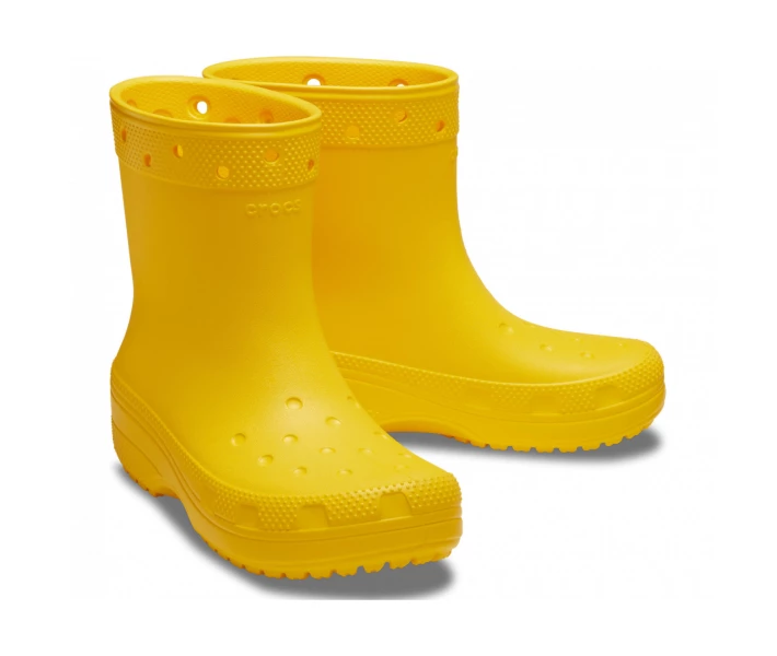 Фото - женский резиновый сапог Резиновые сапоги Crocs Classic Rain Boot 42/M9W11/27.5 см Sunflower 208363