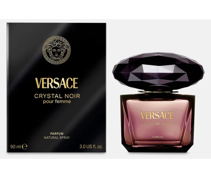 Фото - женскую парфюмерию Versace Crystal Noir Parfum (женский) парфюм 90 мл