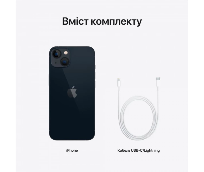 Фото - смартфон и мобильный телефон Смартфон iPhone 13 256GB Midnight, A2633 (Grade Q) Seller Refurbished (MLQ63)