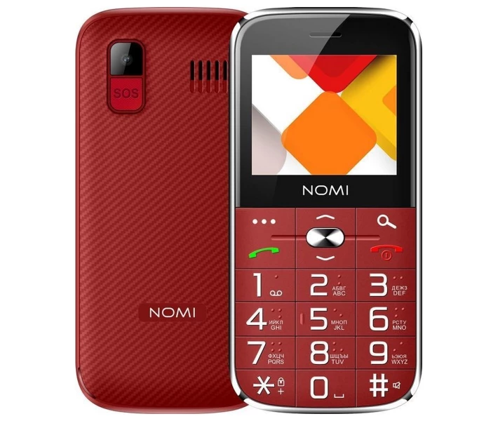 Фото - смартфон и мобильный телефон Мобильный телефон Nomi i220 Dual Sim Red