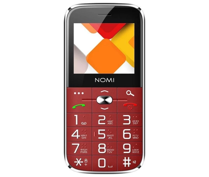 Фото - смартфон и мобильный телефон Мобильный телефон Nomi i220 Dual Sim Red