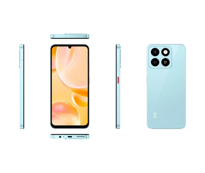 Фото - смартфон и мобильный телефон Смартфон ZTE Blade A55 4/128 Blue