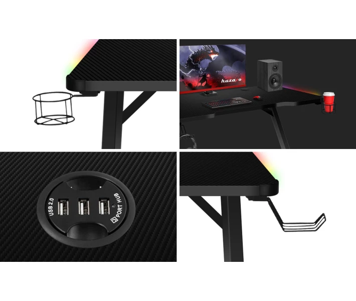 Фото - стол ПК Компьютерный стол HUZARO HERO 2.5 RGB