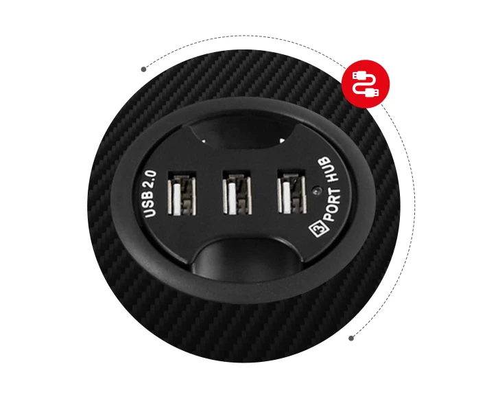 Фото - стол ПК Компьютерный стол HUZARO HERO 5.0 RGB