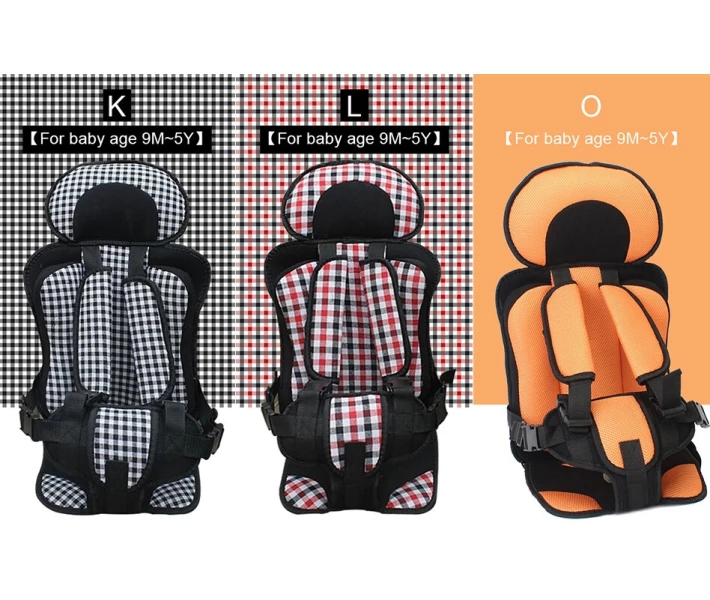 Фото - детское автокресло Бескаркасное автокресло детское в машину Child Car Seat Оранжевый