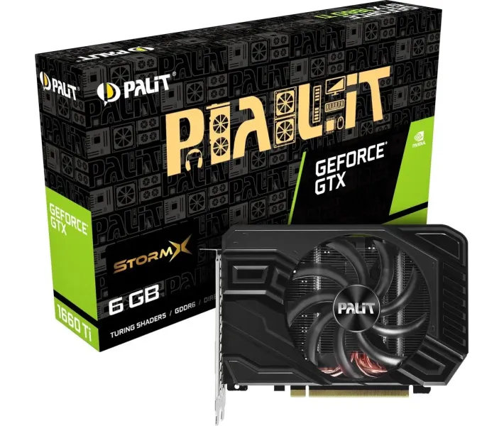 Видеокарта Palit GeForce GTX 1660 Ti StormX купить в АЛЛО – цена