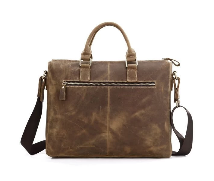 Фото - мужскую сумку Портфель Vintage 14066 Коричневый, Коричневый