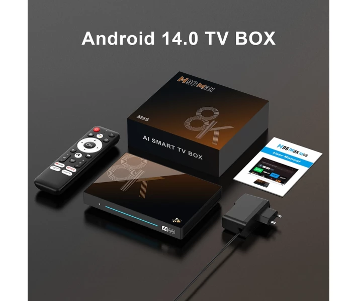 アンドロイドTV BOX H96 MAX M9 8G/128G H96 MAX M9S 8/128 ГБ, RK3576, Android 14, WIFI 6 купить в Киеве