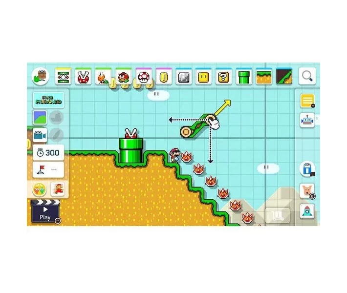 Фото - игровую консоль Игровая консоль Nintendo Switch Lite Yellow + Super Mario Maker 2