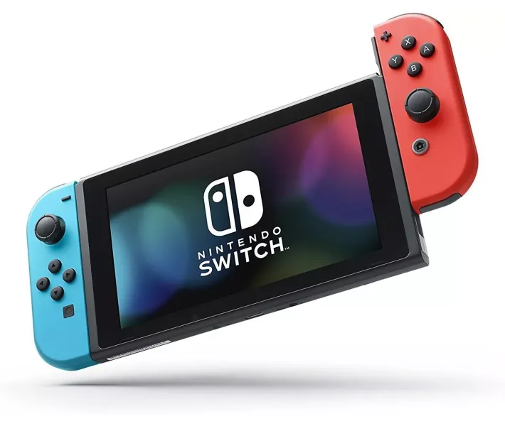Игровая консоль Nintendo Switch Neon Blue-Red + Игра Minecraft