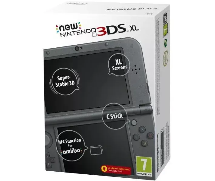 Nintendo 3DS XL Metallic Black - купить Nintendo 3DS XL в Киеве