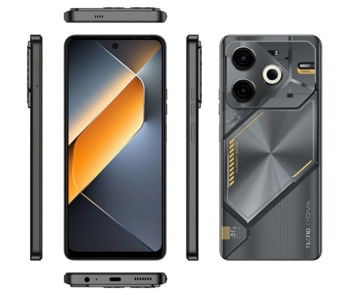 Фото - смартфон и мобильный телефон Смартфон Tecno Pova 6 Neo (LI6) 8 / 256GB черный (Speed Black) (32356)