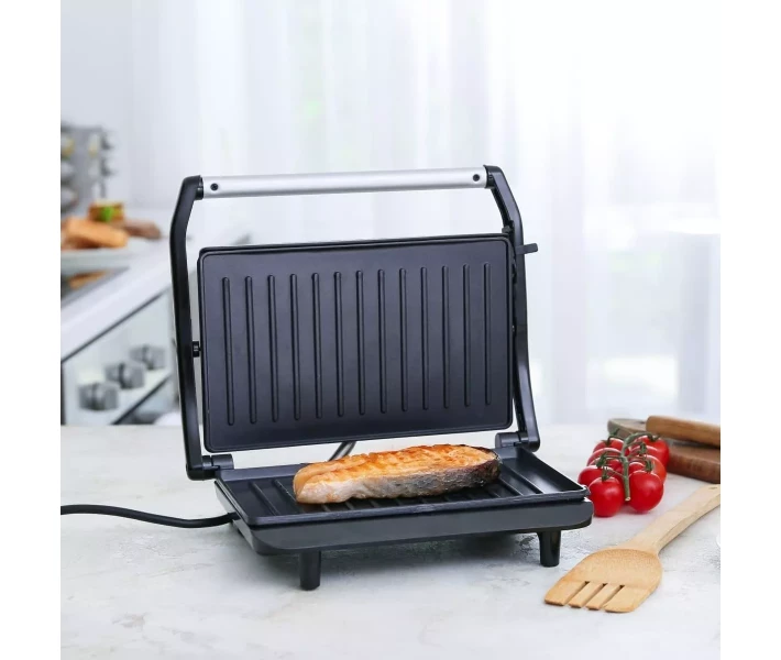 Фото - электрогриль Прижимной контактный домашний электрический гриль Magio MG-364 мультимейкер с антипригарным покрытием (11539)