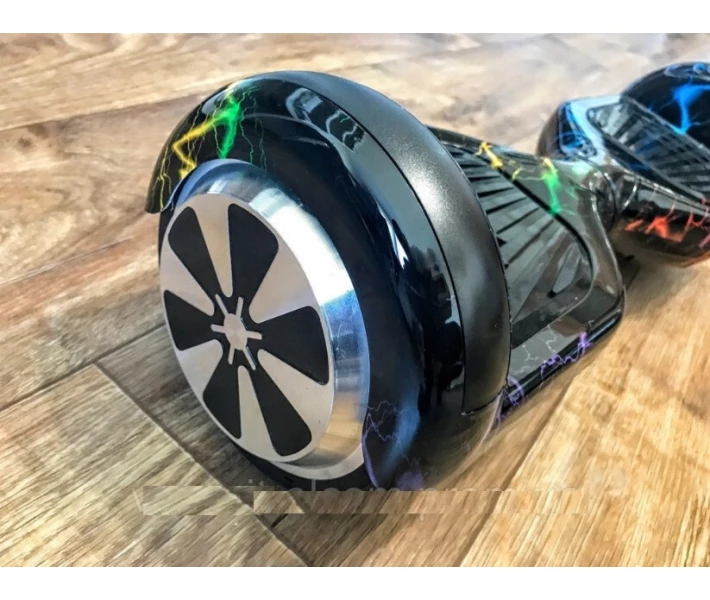 Фото - гироскутеры Гироскутер Smart Balance Wheel 6.5 Гироборд с Bluetooth музыкой и сумкой (Цветная молния)