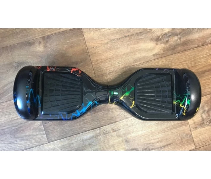 Фото - гироскутеры Гироскутер Smart Balance Wheel 6.5 Гироборд с Bluetooth музыкой и сумкой (Цветная молния)