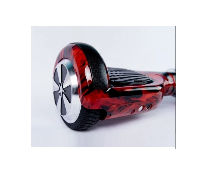 Фото - гироскутеры Гироскутер Smart Balance Wheel 6.5 Гироборд с Bluetooth музыкой и сумкой (Красное пламя)
