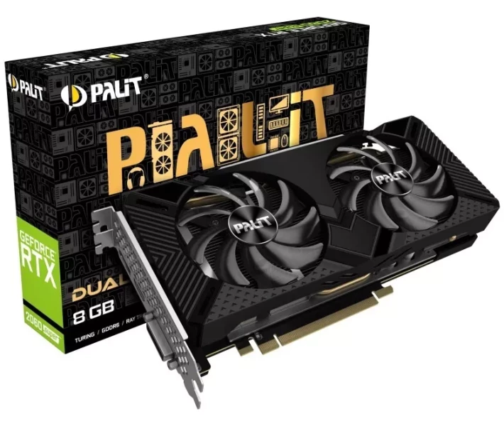 Фото - видеокарту Видеокарта Palit GF RTX 2060 Super 8GB GDDR6 Dual (NE6206S018P2-1160A)