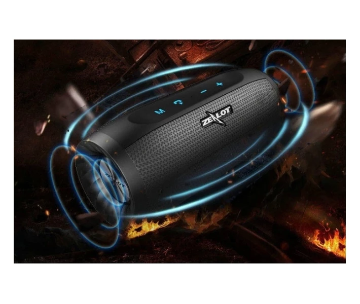 Фото - портативную колонку Беспроводная Bluetooth колонка Zealot S16 стереозвук HiFi (Черный) (160534)