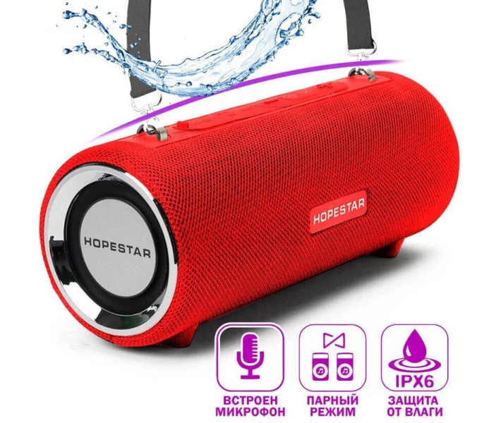 Фото - портативную колонку Беспроводная Bluetooth колонка mini speaker Hopestar H39 Power bank (99139)